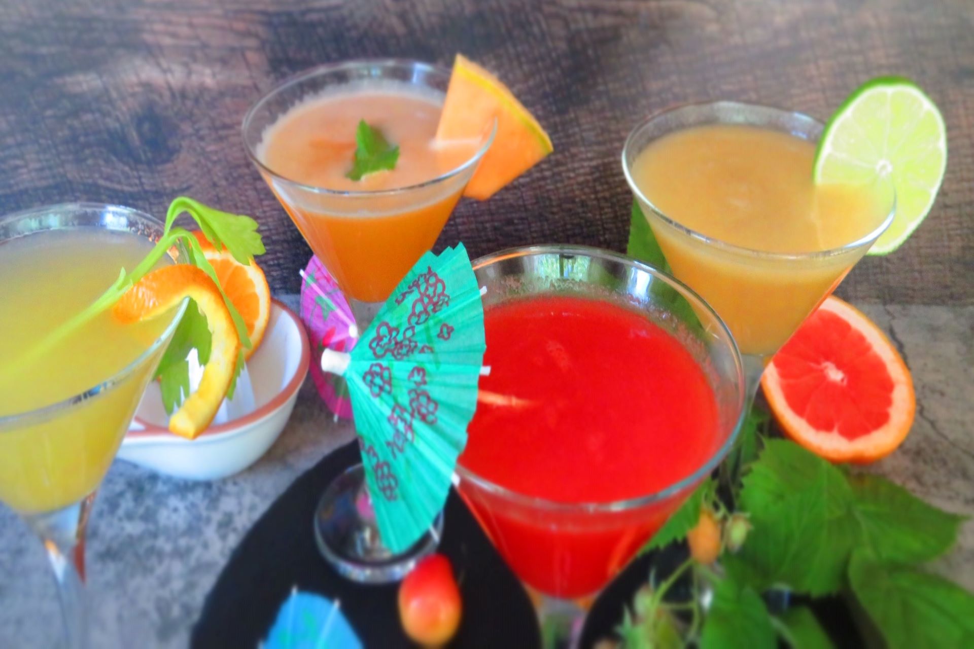 Four invigorating mocktails