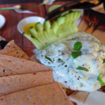 Tzatziki served with pita